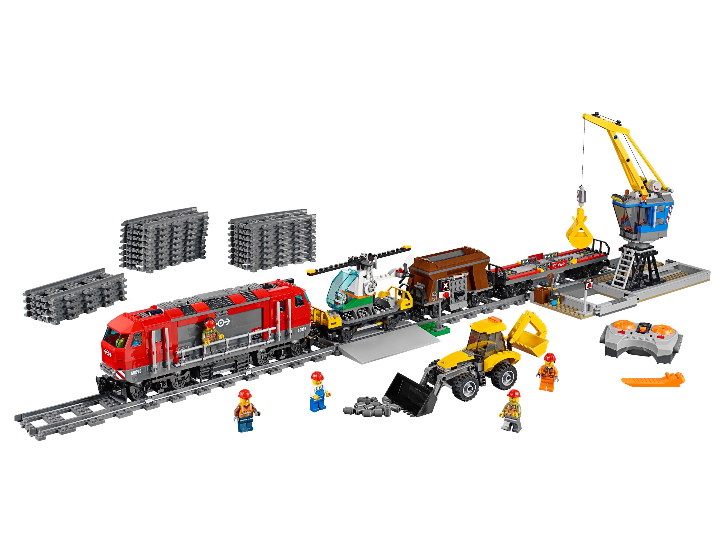 Figurine Minifig chantier construction worker rail cty555 60076 60098 NEW Lego